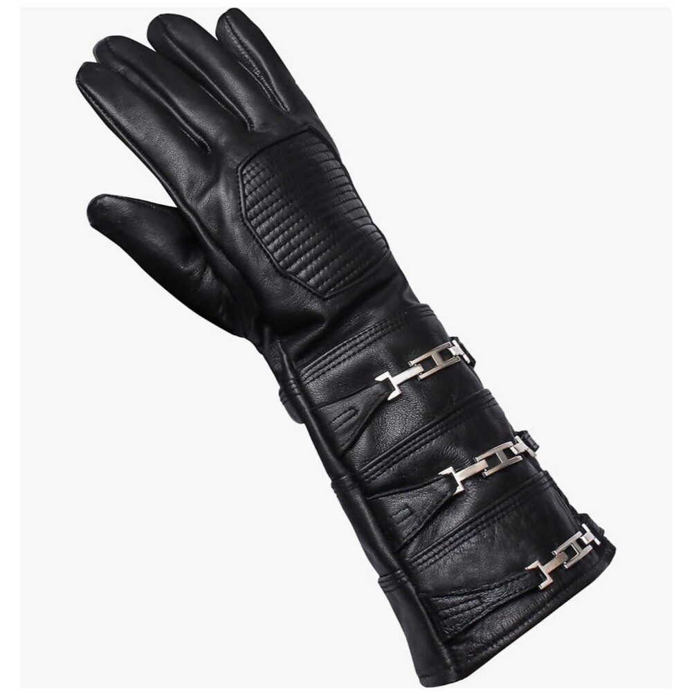 Real Sheepskin Leather Sky Gauntlet Costume Glove - Right Hand XL Darth Vader